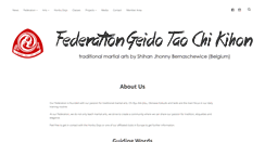 Desktop Screenshot of federation-geido-tao-chi-kihon.com