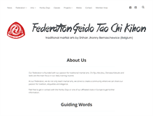 Tablet Screenshot of federation-geido-tao-chi-kihon.com